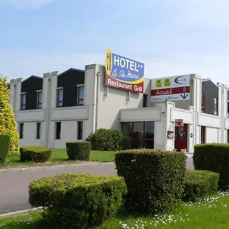 Отель Logis Restaurant Le Mere Сент-Мер-Эглиз